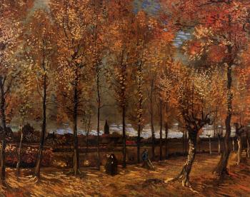 Vincent Van Gogh : Lane with Poplars III